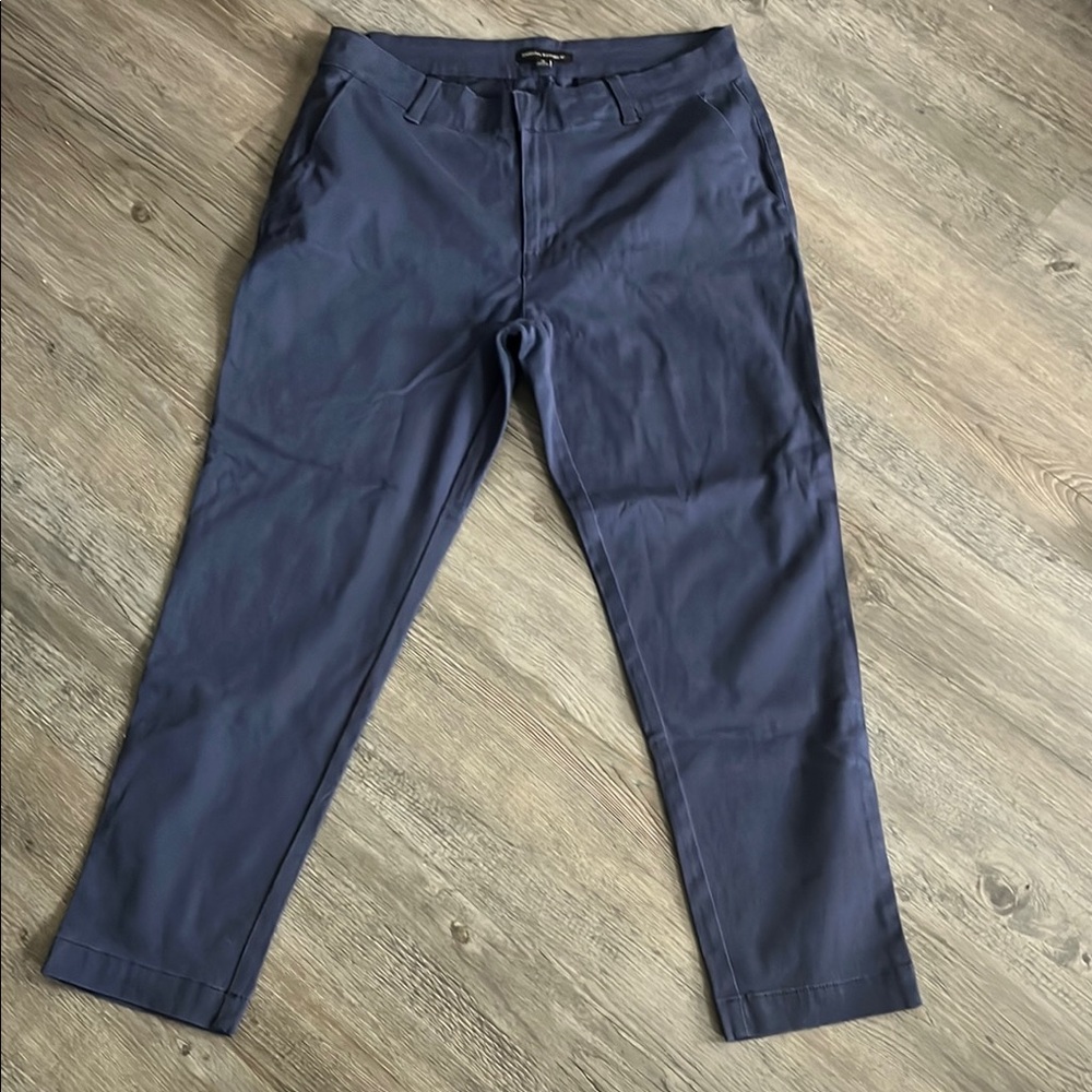 Banana Republic Slim Cropped Navy Pants
